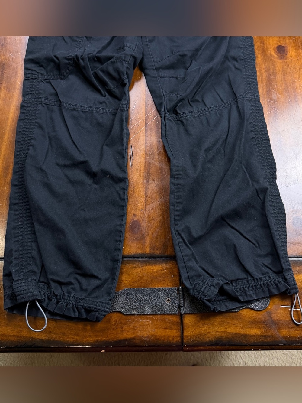 koi Black Women’s Utility Cargo Pants with Drawstring - Picture 3 of 9
